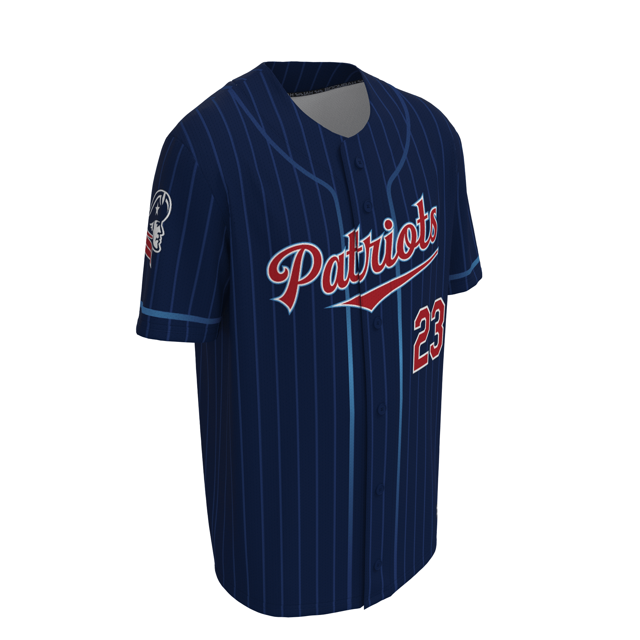 Boombah Full Button Short Sleeve Jersey