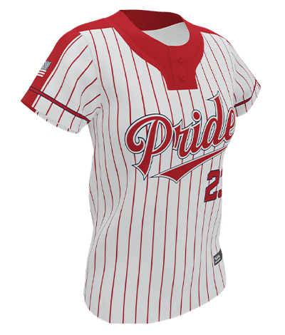 ACES Softball Sublimated 2-Button Softball Jersey White ACES Softball Sublimated 2-Button Softball Jersey White