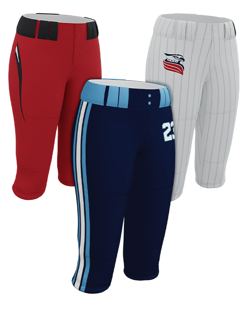 Sublimated softball hot sale pants