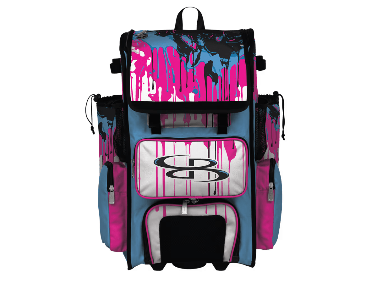 Graffiti Drip Rolling Superpack Bat Bag