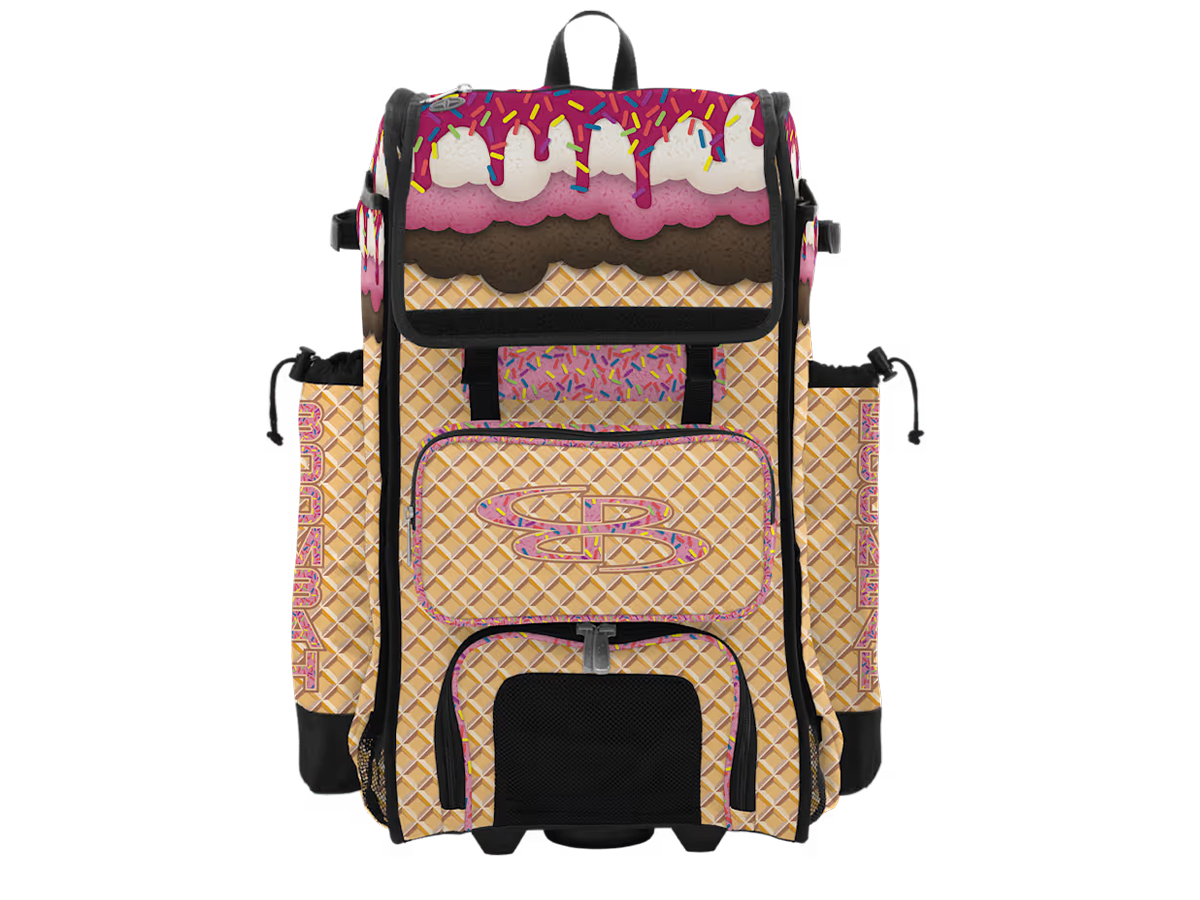 Ice Cream Rolling Catcher's Superpack Bat Bags