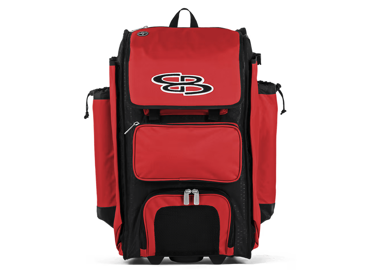 Team Color Rolling Catcher's Superpack Bat Bags