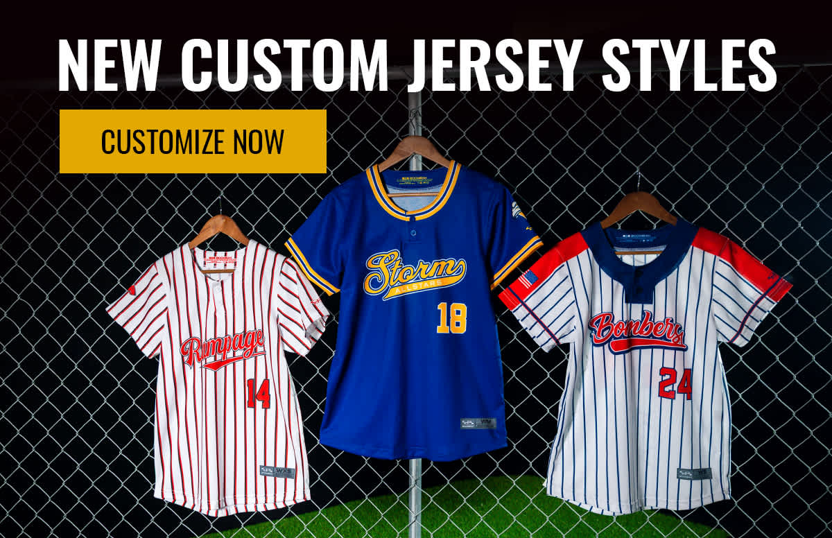 New Custom Jersey Styles - Customize Now