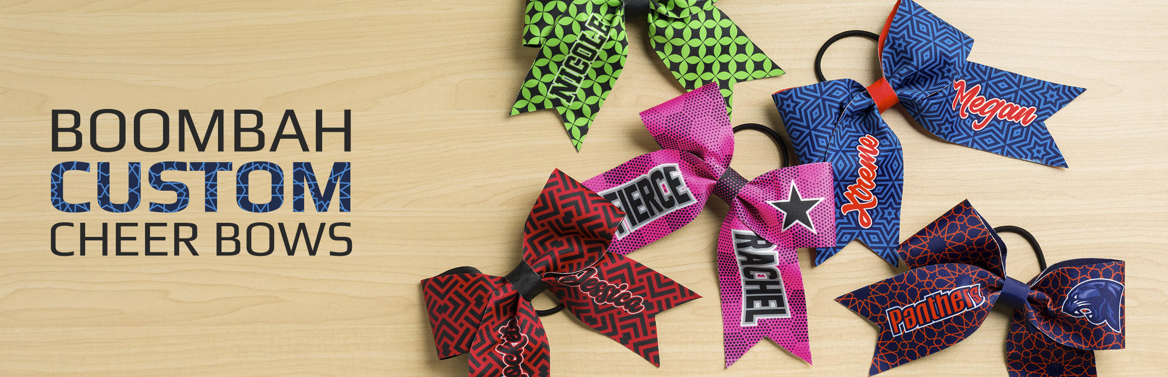 boombah Custom INK Cheer Bows