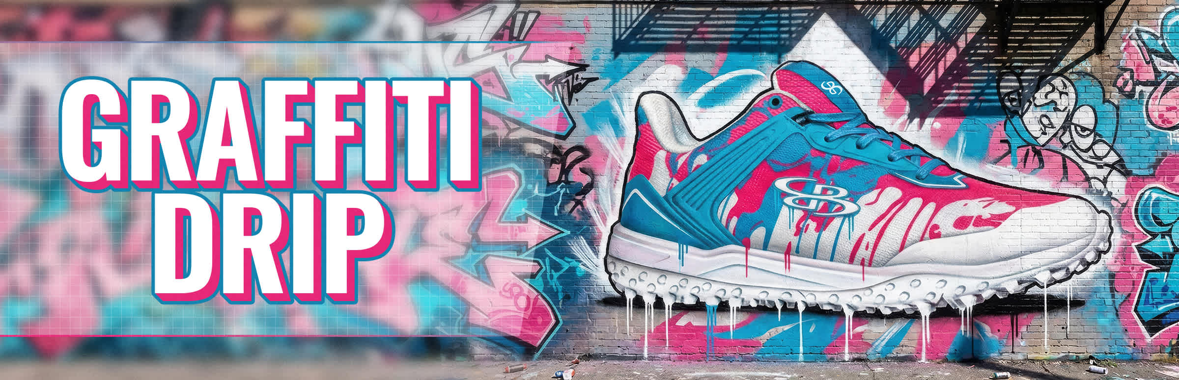 Graffiti Drip Footwear