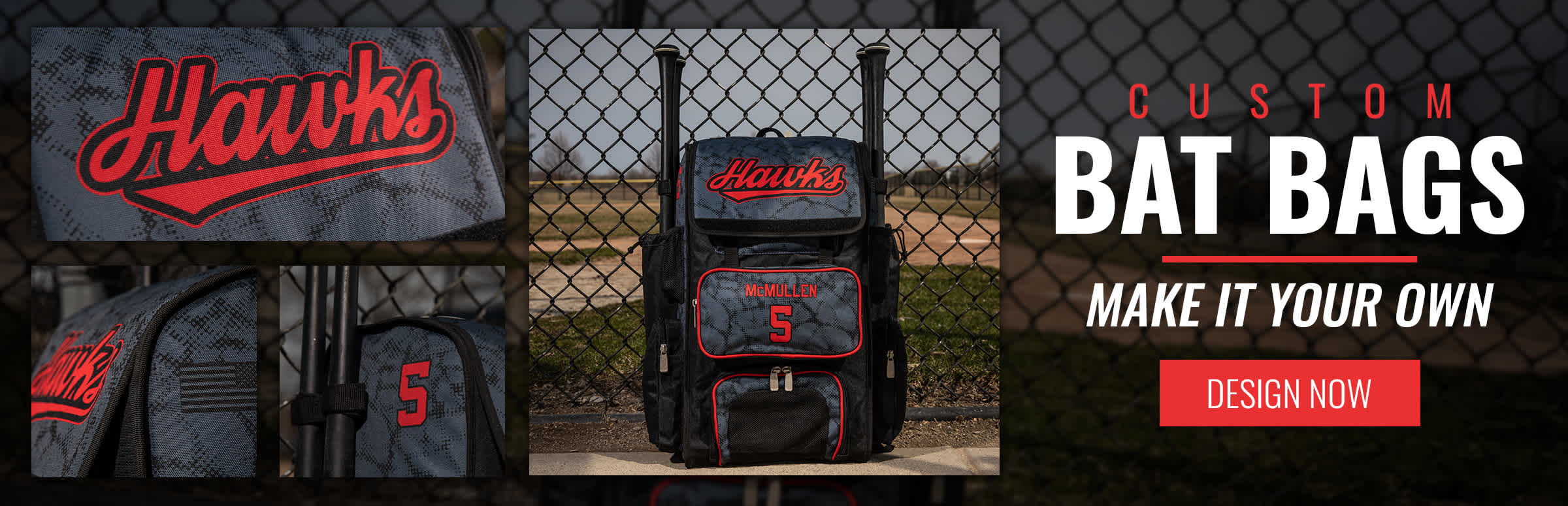 Custom Bat Bags - Design Now