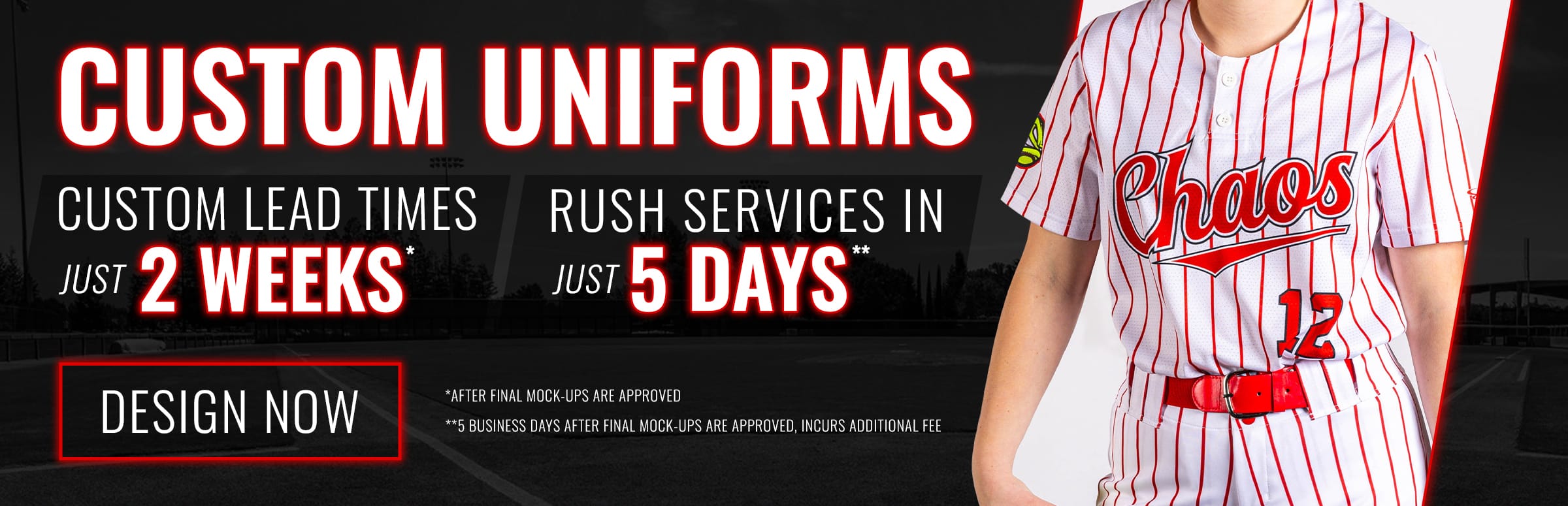 Custom Softball Uniforms - Design Now