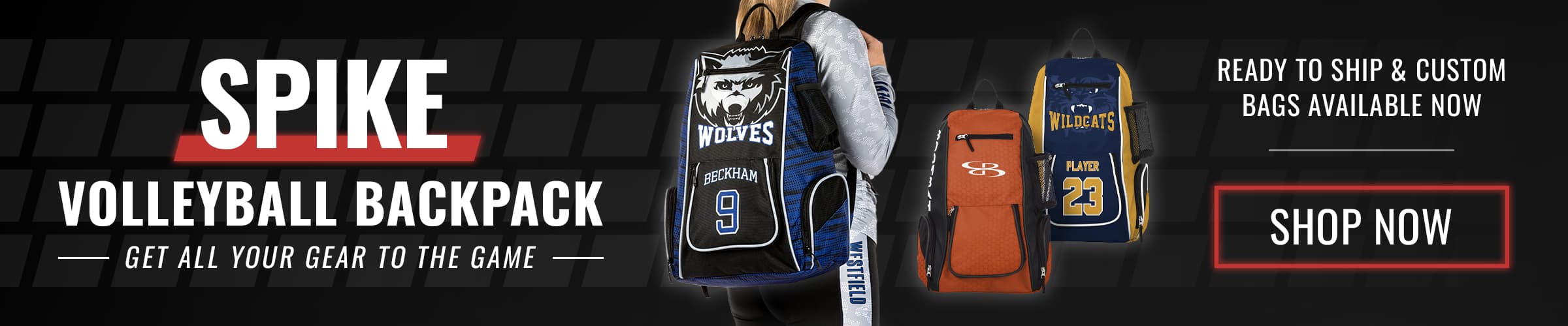 Spike Volleyball Backpacks - Shop Now