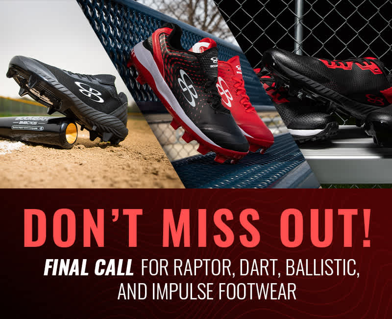 Final Call for Raptor, Dart, Ballistic, and Impulse Footwear!