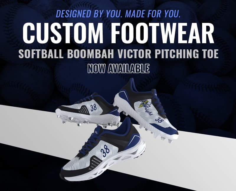 Custom Boombah Victor Softball Pitching Toe Footwear