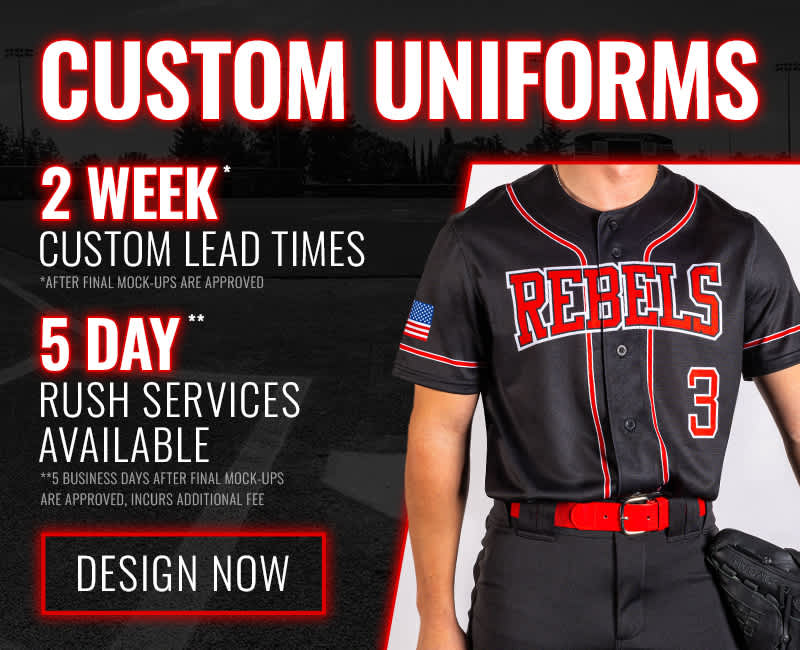 Custom Baseball Uniforms - Design Now
