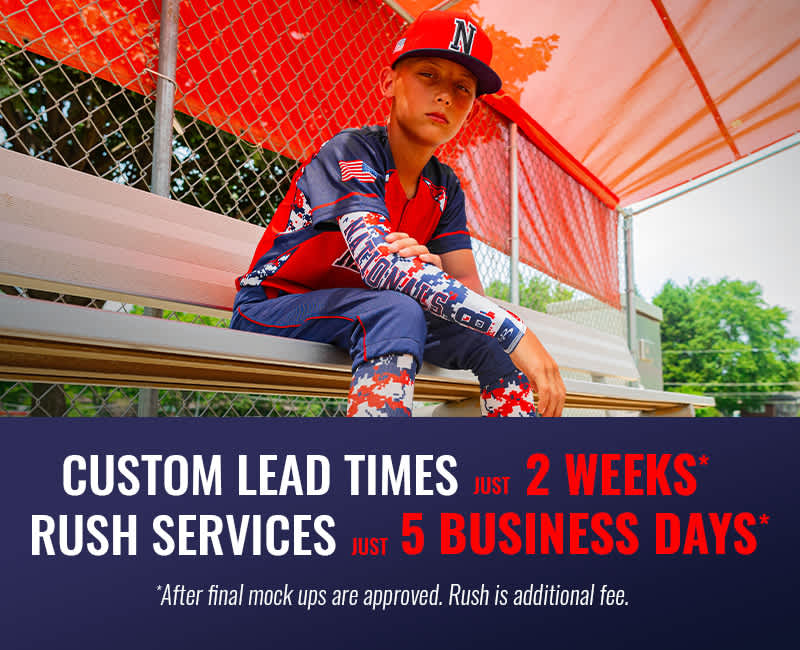 Custom Lead Times - Just 2 Weeks. Rush Services - Just 5 Business Days.