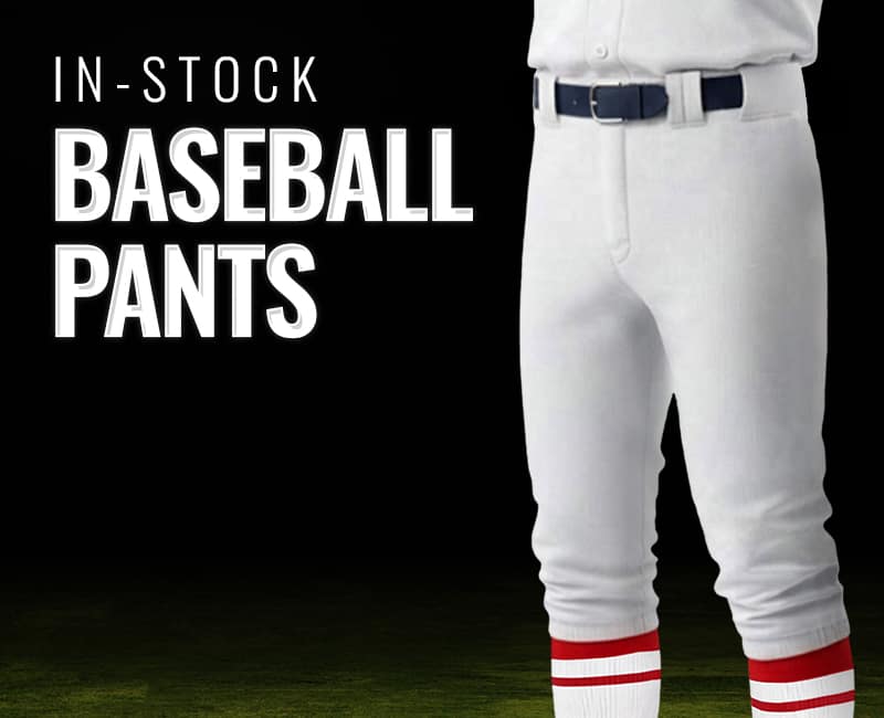 Men's and Boys' In Stock Baseball Pants