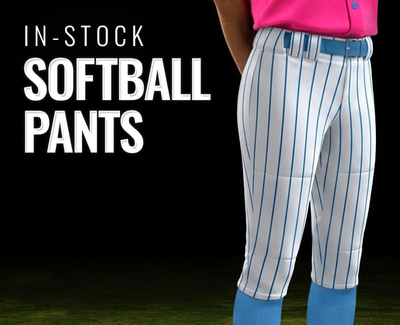 Women's and Girls' In Stock Softball Pants