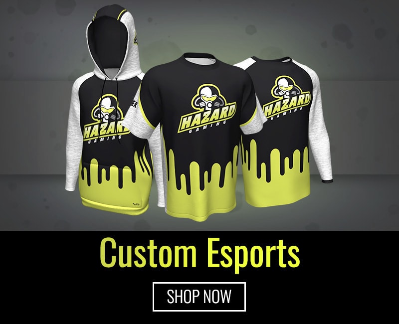 Customized jersey design for esports and sports use