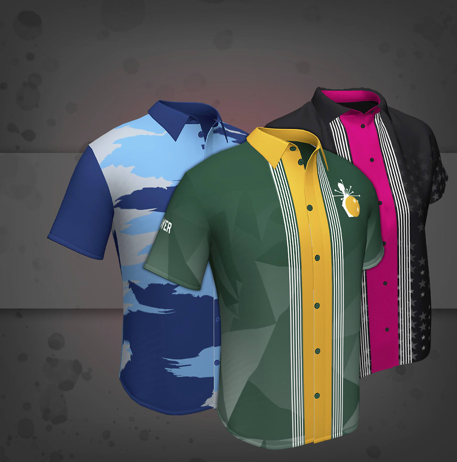 Customizable Sports Team Bowling Jerseys at