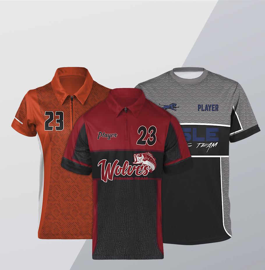 Custom Short Sleeve Fishing Jerseys