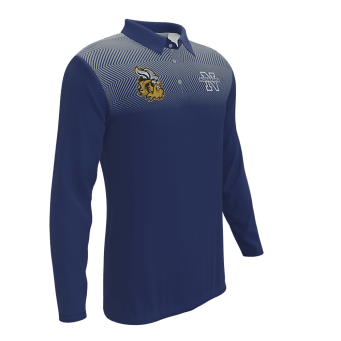 Refract Semi-Fitted Long Sleeve Polo