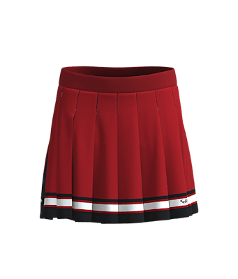 Partial Sublimated Pleated Skirt with Shorts