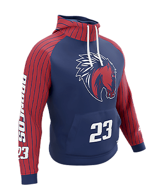 Boys Long Sleeve Fleece Zip Up Hoodie - Uniform