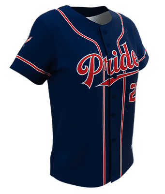 Boombah Full Button Short Sleeve Jersey