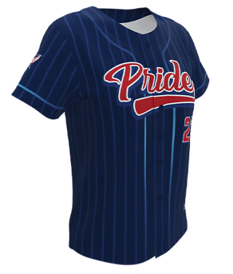 Boombah Full Button Short Sleeve Jersey