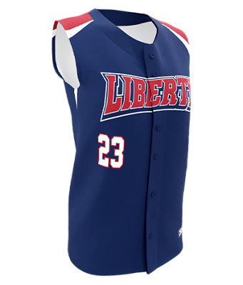 Boombah Custom Full Button Sleeveless Jersey