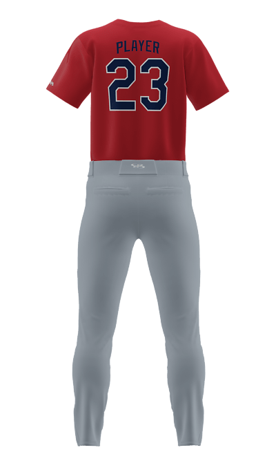 Back Red Chargers Full Button Short Sleeve Jersey & Pant