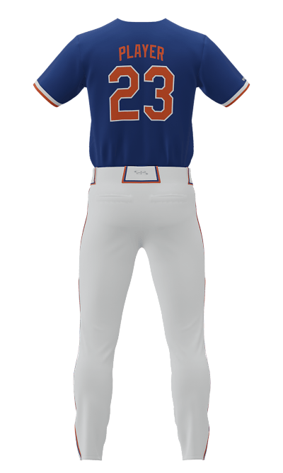 Back Royal Lions 2 Button Short Sleeve Jersey & Pant