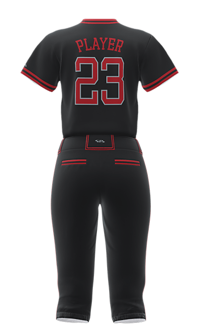 Back Black Chargers V-Neck Short Sleeve Jersey & Pant
