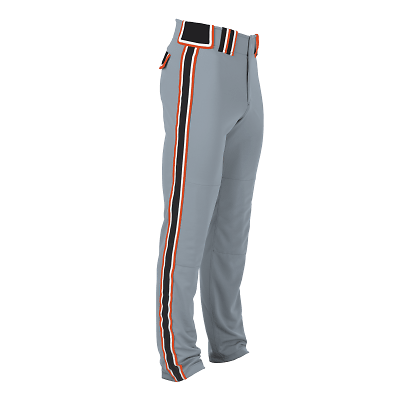 Men's Louisville Slugger Baseball Pants Grey With Navy Blue Stripe Siz -  beyond exchange