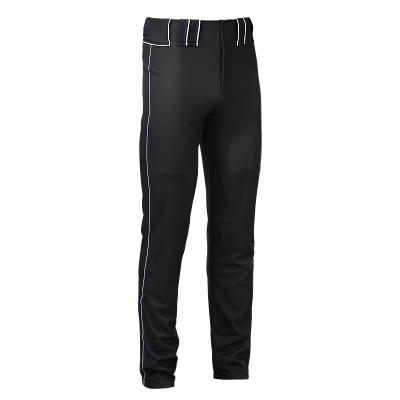 Combat Youth Piped Pants: Y80101 Black/Neon Green / Medium