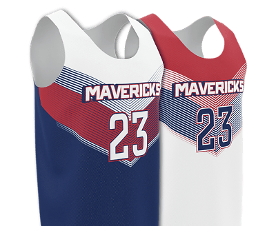 White Blue Custom Adult Youth Reversible Basketball Jerseys | YoungSpeeds Mens