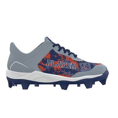 Custom 'molded shop baseball cleats