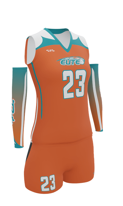 Orange Elite Sleeveless Jersey and Attack 3 Inch Shorts