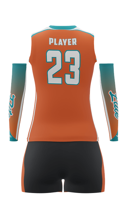 Back Orange Elite Sleeveless Jersey and Attack 3 Inch Shorts
