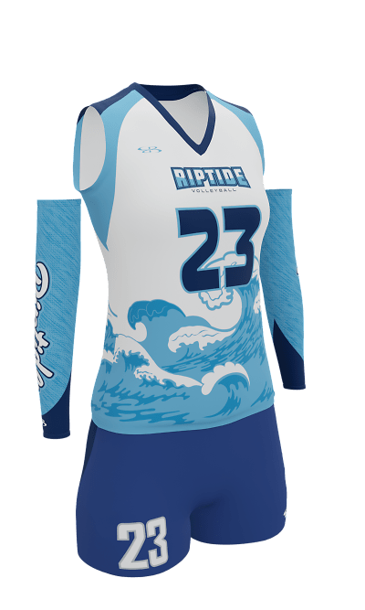 White Riptide Sleeveless Jersey and Fury 4 Inch Shorts