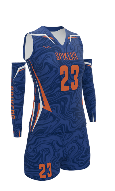 Royal Spikers Sleeveless Jersey  and Attack 4 Inch Shorts