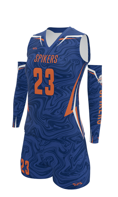 Left Royal Spikers Sleeveless Jersey  and Attack 4 Inch Shorts