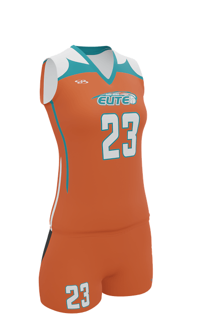 Oragne Elite Sleeveless Jersey & Attck 3 inch Short