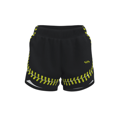  Girls' Athletic Shorts - Yellows / Girls' Athletic