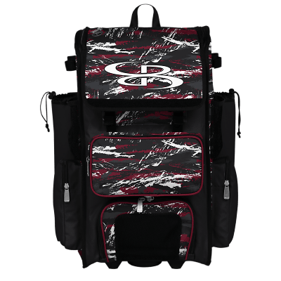 2024 Boombah Superpack Red and black Softball or Baseball Bag