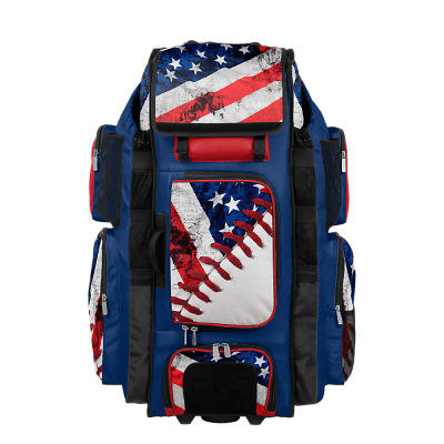 Red white and blue boombah bag online