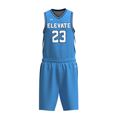 Custom Men's Single Ply Basketball Jersey and Shorts Alternate View 1