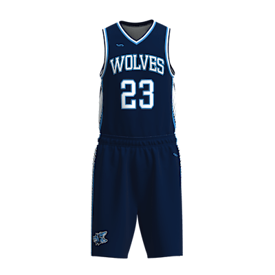 Custom Men's Single Ply Basketball Jersey and Shorts Alternate View 1