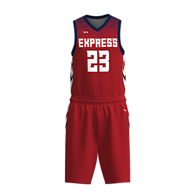 Custom Men's Single Ply Basketball Jersey and Shorts Alternate View 1