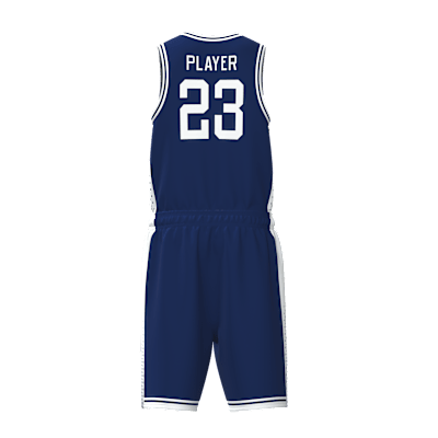 Custom Men's Single Ply Basketball Jersey and Shorts Alternate View 2