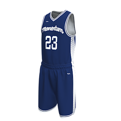 Custom Men's Single Ply Basketball Jersey and Shorts Alternate View 3