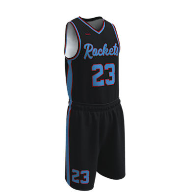 Custom Men's Single Ply Basketball Jersey and Shorts