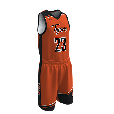 Custom Men's Single Ply Basketball Jersey and Shorts